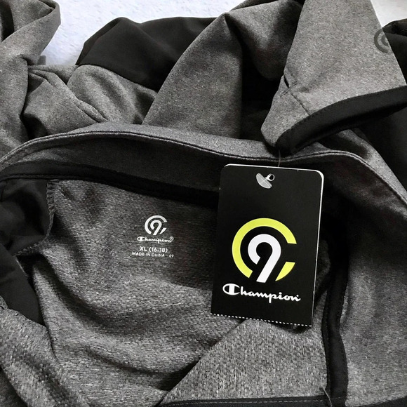 Champion C9 NWT Quarter Zip Pullover Top Boys XL (16-18) - Picture 9 of 12